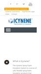Mobile Screenshot of icynene.ie